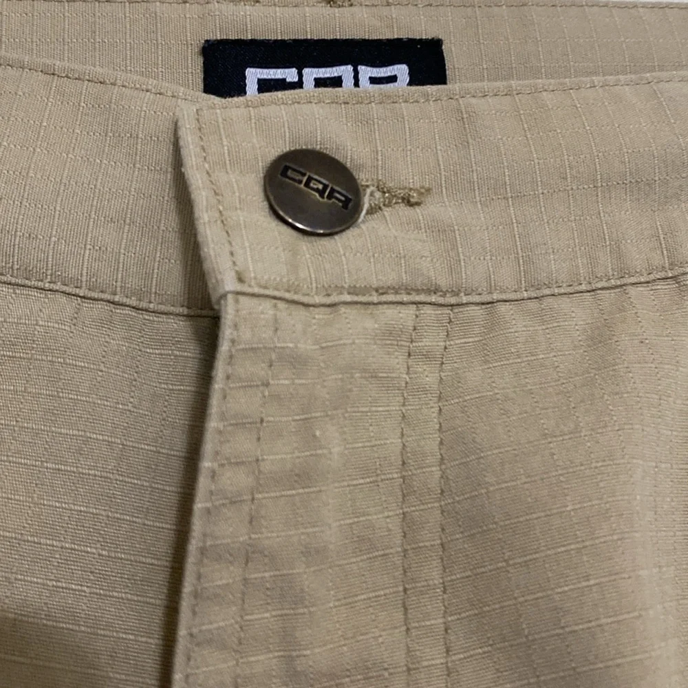 CQR Men's Cargo tactical Pants Tan hiking outdoor camping fishing 34X32 casual